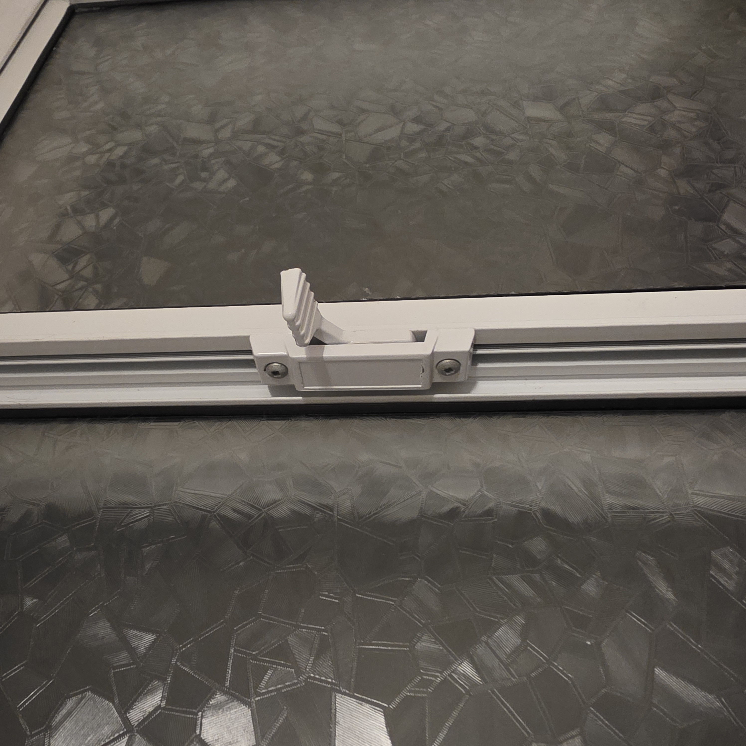 Unlocking a window indicates that the switch is in the up position, which means the window is unlocked.